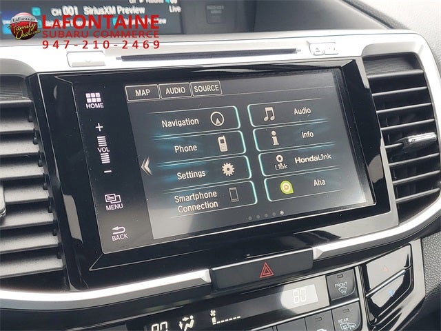 2017 Honda Accord EX-L w/Navigation and Honda Sensing