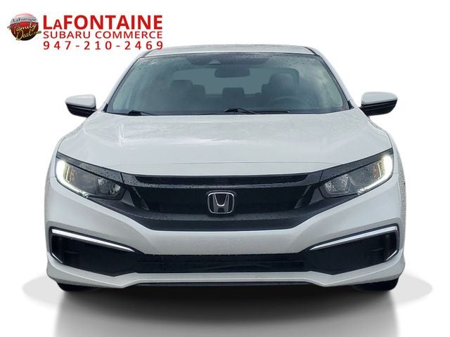 Used 2020 Honda Civic LX with VIN 2HGFC2F6XLH519101 for sale in Commerce Charter Township, MI