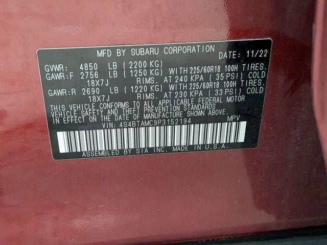 2023 Subaru Outback Limited