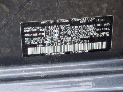 2022 Subaru Crosstrek Premium