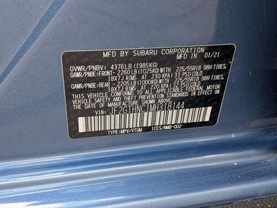 2021 Subaru Crosstrek Limited