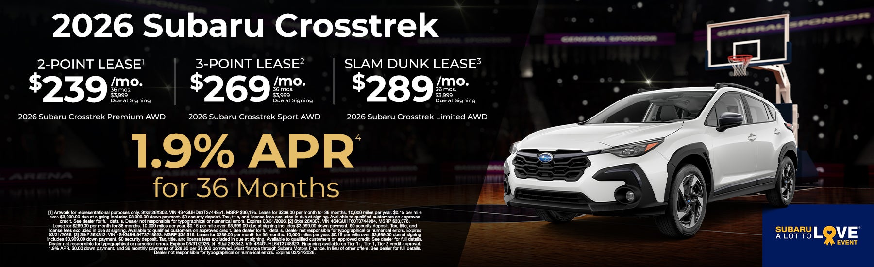 2026 Subaru Crosstrek