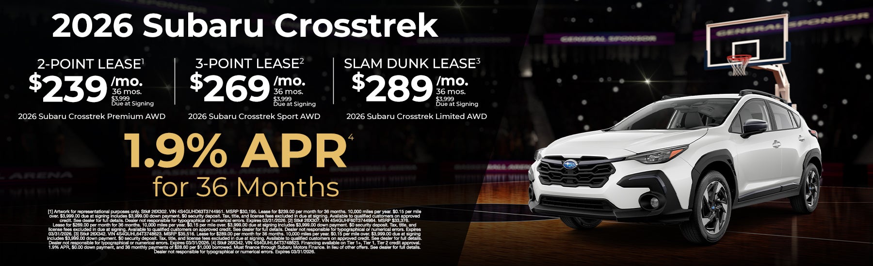 2026 Subaru Crosstrek