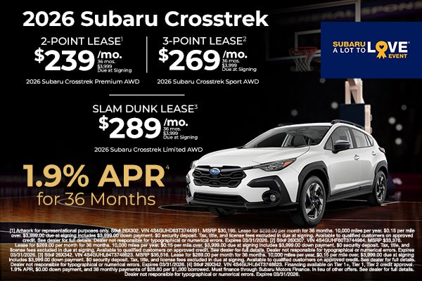 2026 Subaru Crosstrek