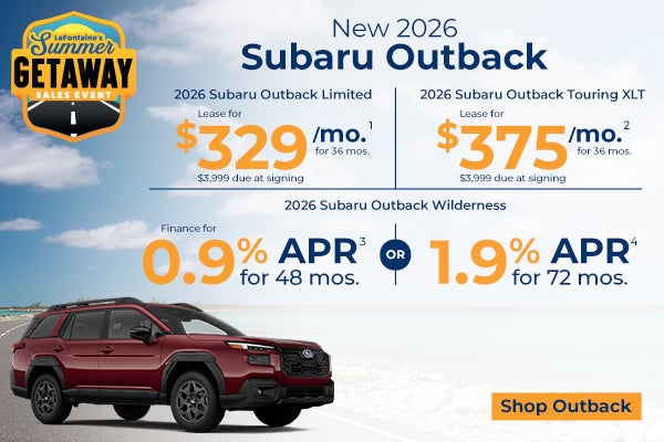 Outback Summer Getaway Sales Event