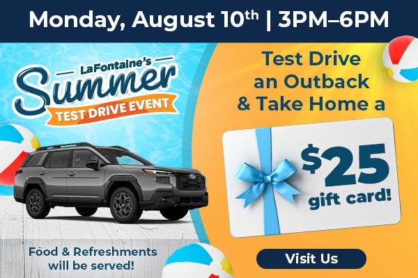 Outback Test Drive Event
