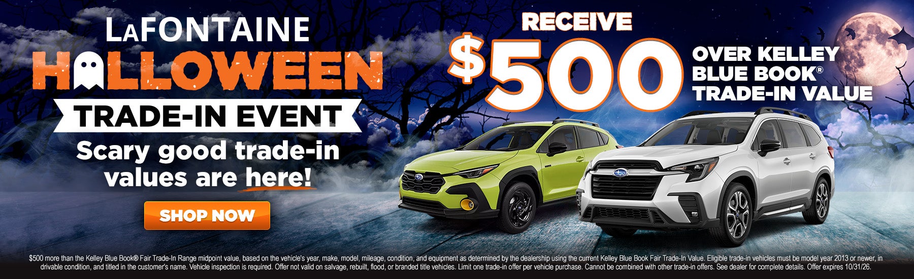 Halloween Trade-In Event