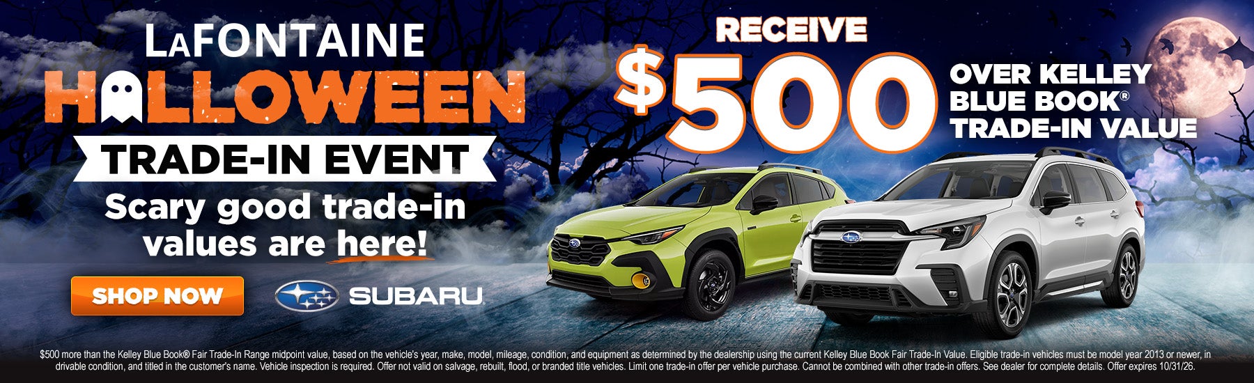 Halloween Trade-In Event
